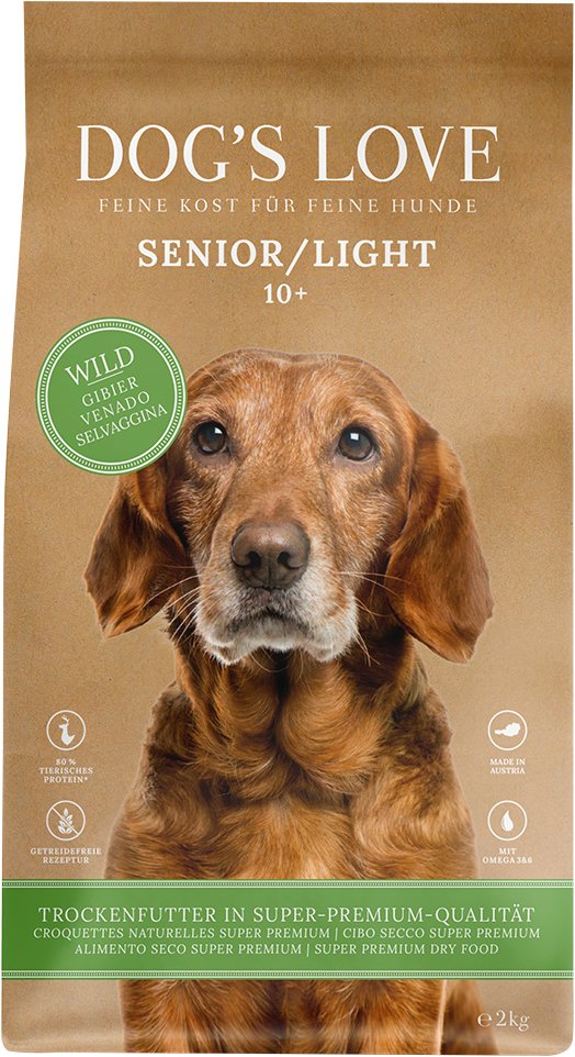 Dog´s Love Senior/Light Wild - 2 kg