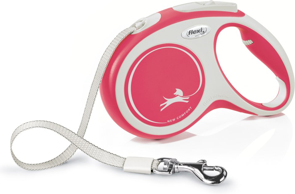 flexi Comfort Gurt-Leine rot, 5 m - Größe M: bis 25 kg