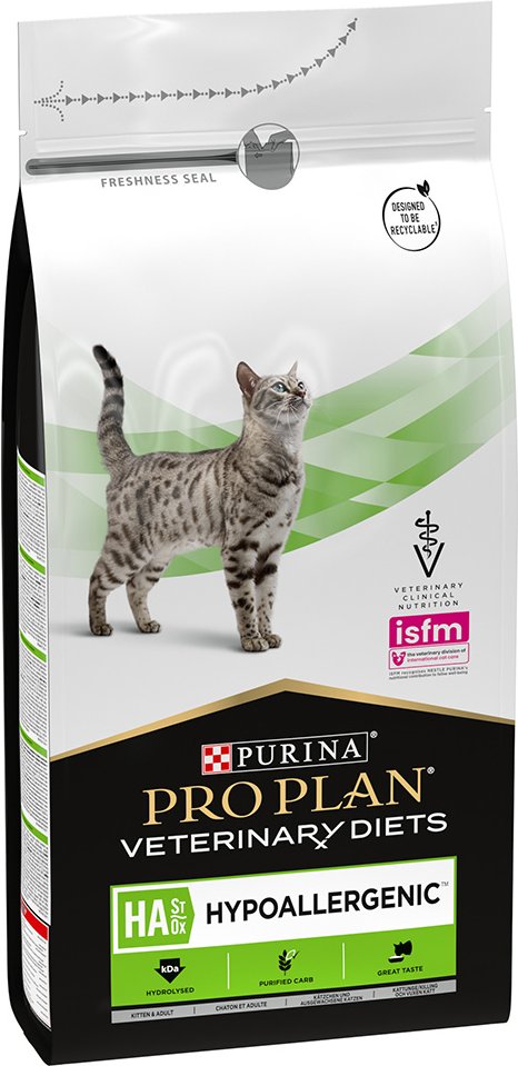 PURINA PRO PLAN Veterinary Diets Feline HA ST/OX - Hypoallergenic - 1,3 kg
