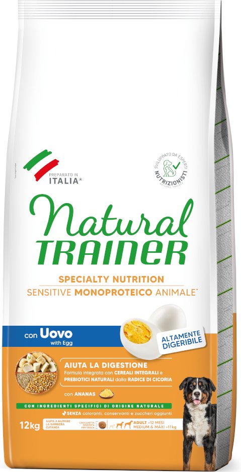 Natural Trainer Sensitive Adult Medium & Maxi mit Ei - 12 kg