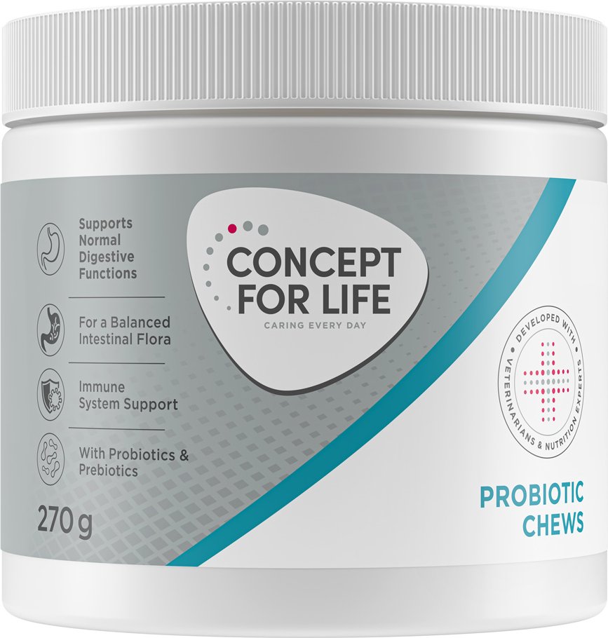 Probiotic Supplements Chews - Concept for Life - Sparpaket: 2 x 270 g