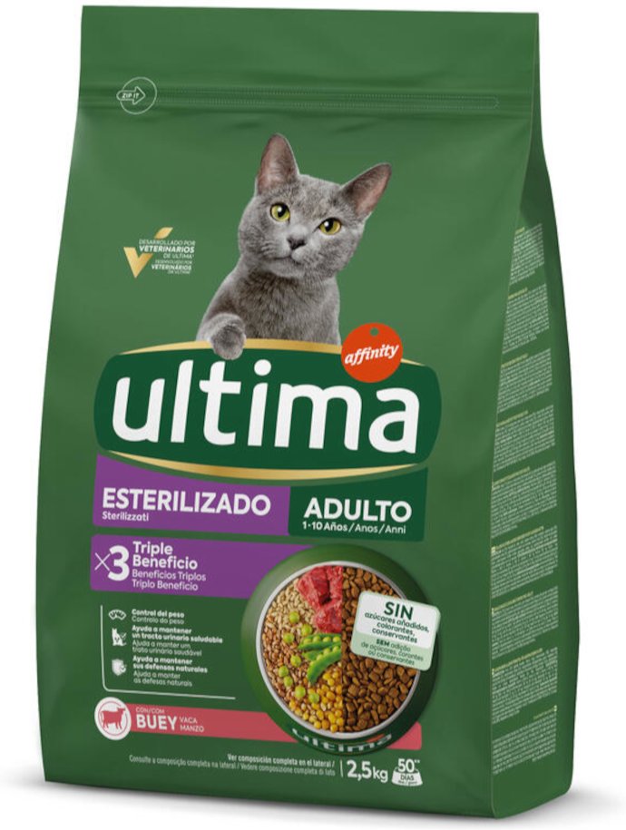 Ultima Sterilized Adult Rind - Sparpaket: 2 x 2,5 kg