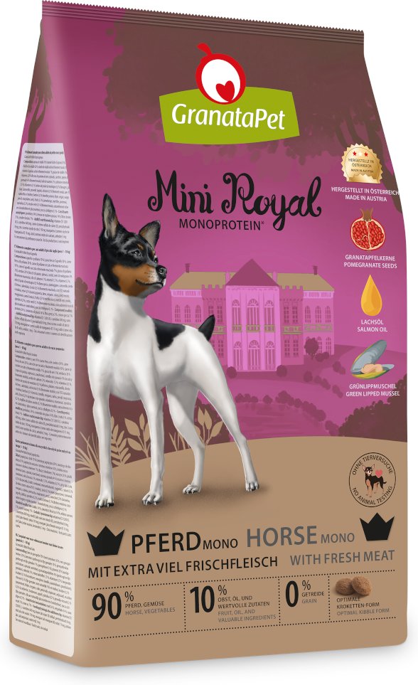 GranataPet Mini Royal Monoprotein Pferd - 1 kg