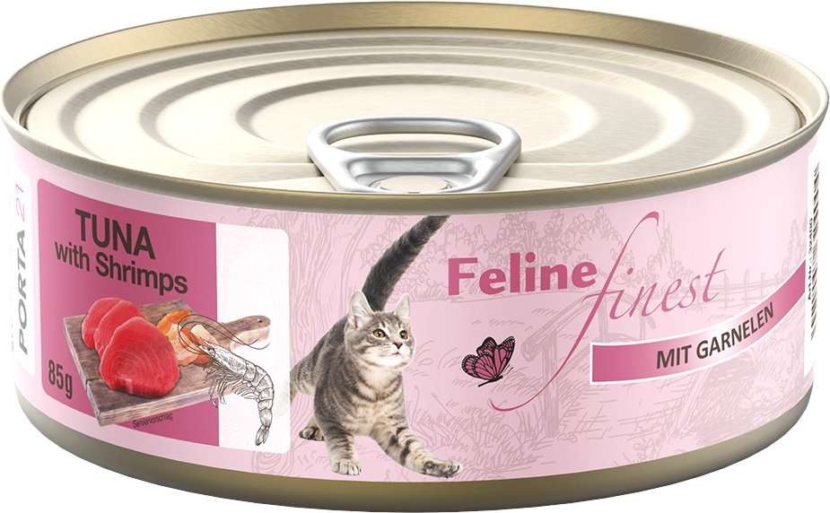 Feline Finest 6 x 85 g - Thunfisch mit Garnelen