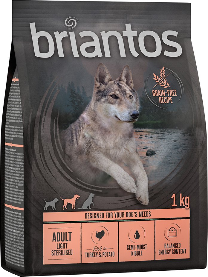 Briantos Adult Light Sterilised Pute & Kartoffel - GETREIDEFREIE Rezeptur - 1 kg