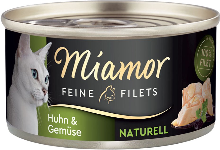 Miamor Feine Filets Naturelle 12 x 80 g - Huhn & Gemüse