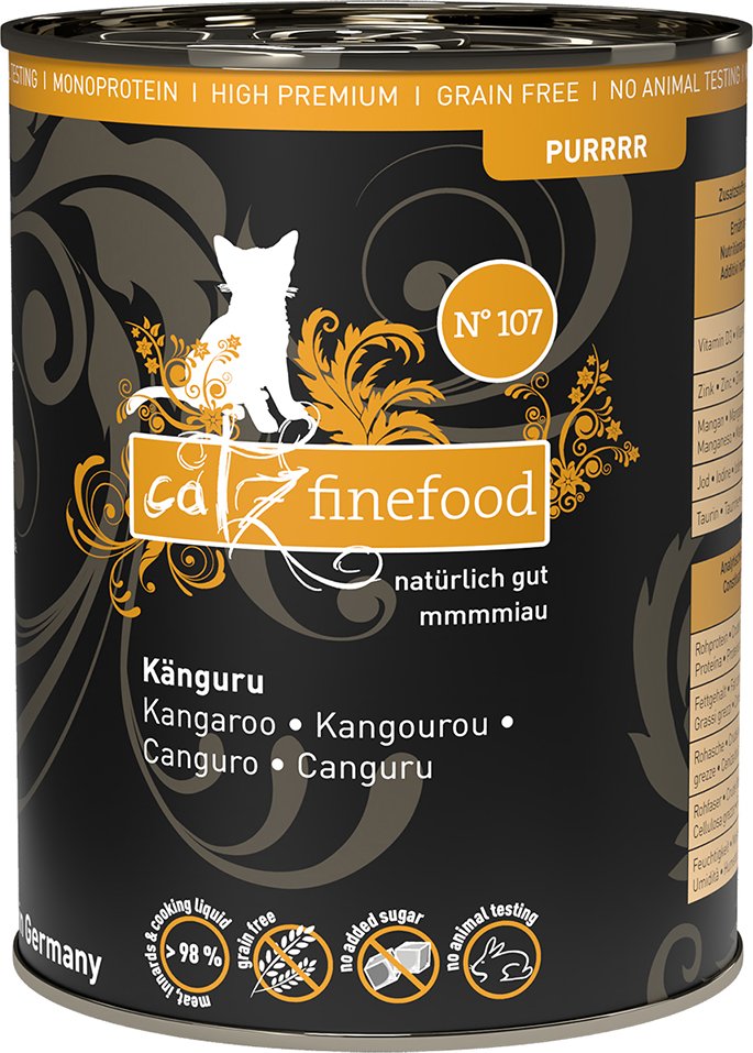 Sparpaket catz finefood Purrrr 12 x 400 g - No. 107 Känguru