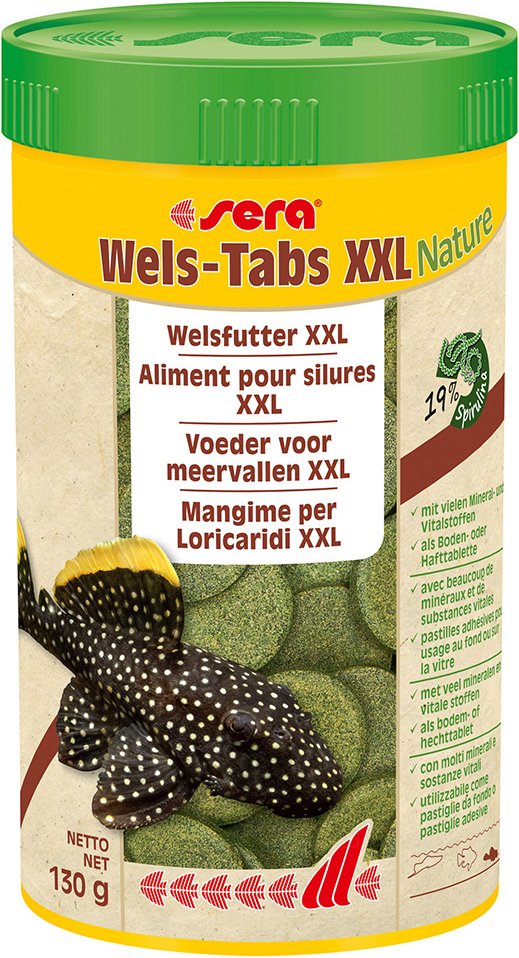 Sera Wels-Tabs XXL Nature - Sparpaket: 2 x 250 ml