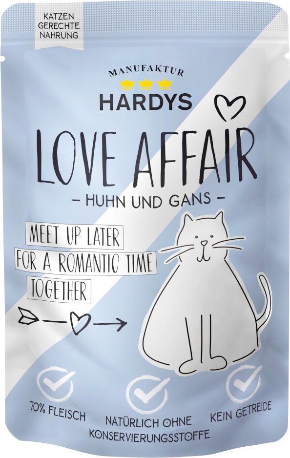 Hardys LOVE AFFAIR 12 x 100 g - Huhn & Gans