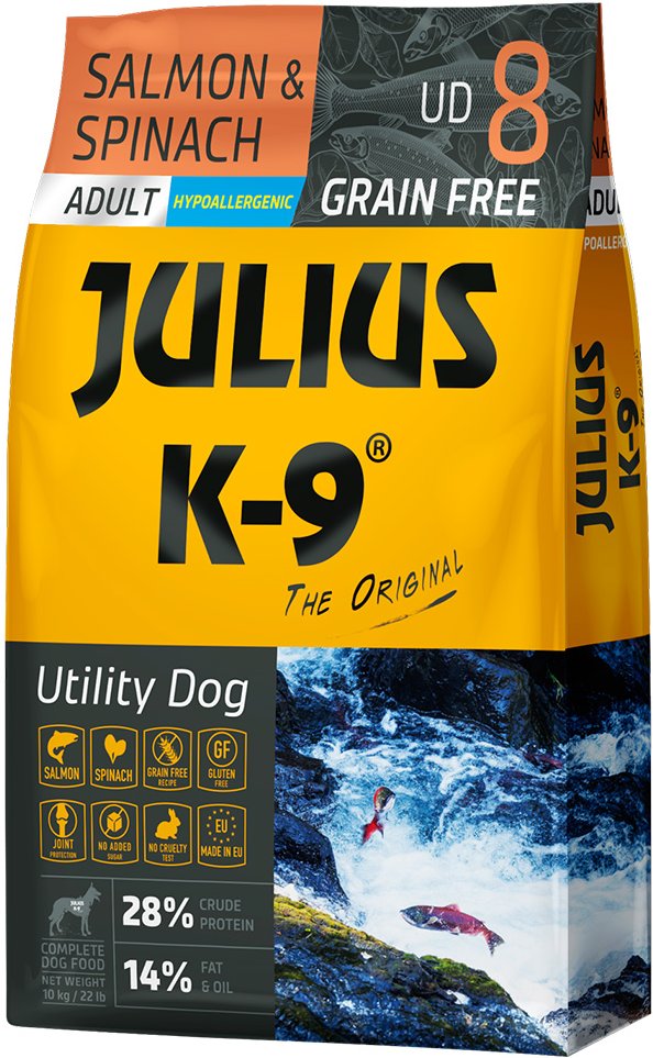 JULIUS K-9 Adult Lachs & Spinat - 10 kg