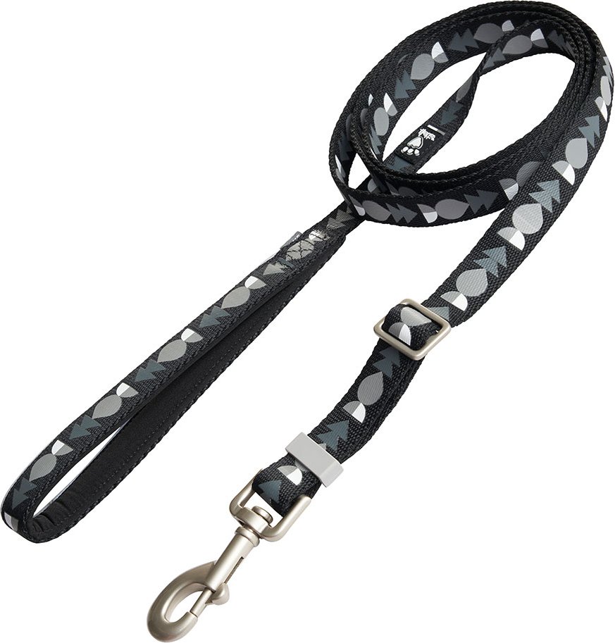 Hurtta Bare Verstellbare Führleine, coal - 120-180 cm lang, 20 mm breit