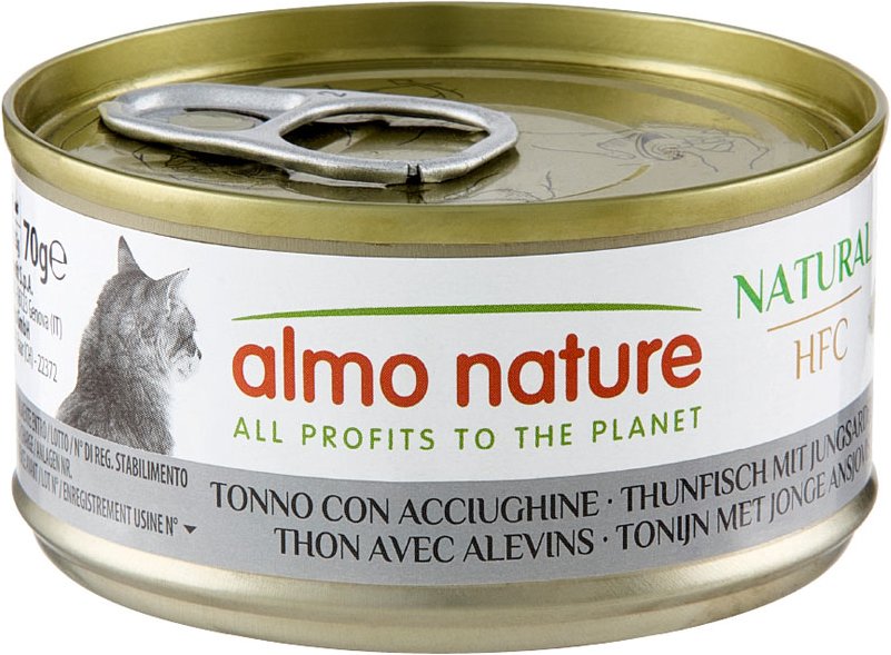 Almo Nature HFC Natural 6 x 70 g - Thunfisch & Jungsardelle