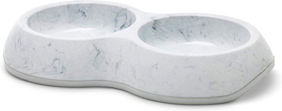 Savic Futternapf Delice Double Marble - 2 x 200 ml, Ø 10,5 cm