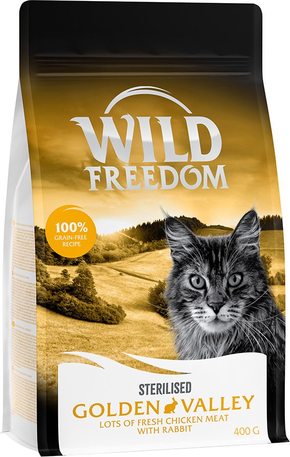 Wild Freedom Adult "Golden Valley" Sterilised Kaninchen - getreidefreie Rezeptur - 400 g