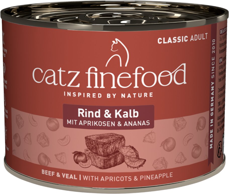 Sparpaket catz finefood 12 x 200 g - Rind & Kalb