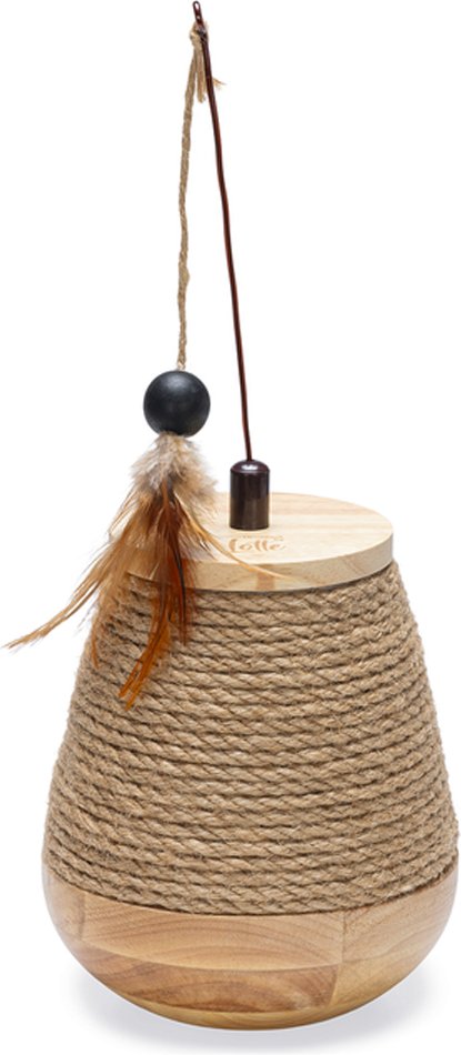 Designed by Lotte Holz-Katzenspielzeug Tumble Mae - Ø 15 x H 18 cm