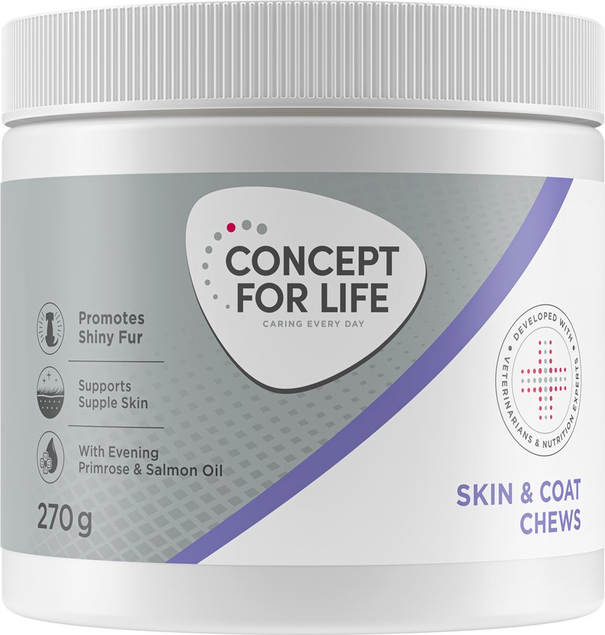 Skin & Coat Supplements Chews - Concept for Life - 270 g