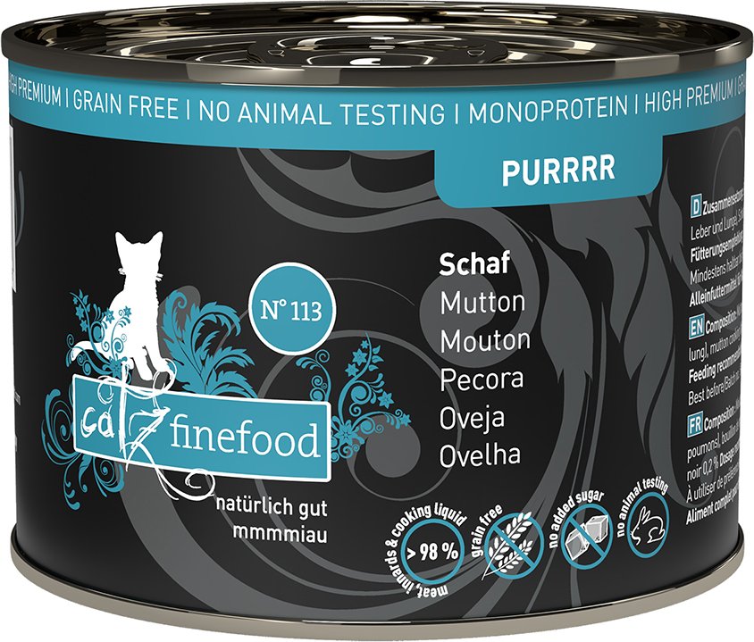 catz finefood Purrrr Dose 6 x 200 g - No. 113 Schaf