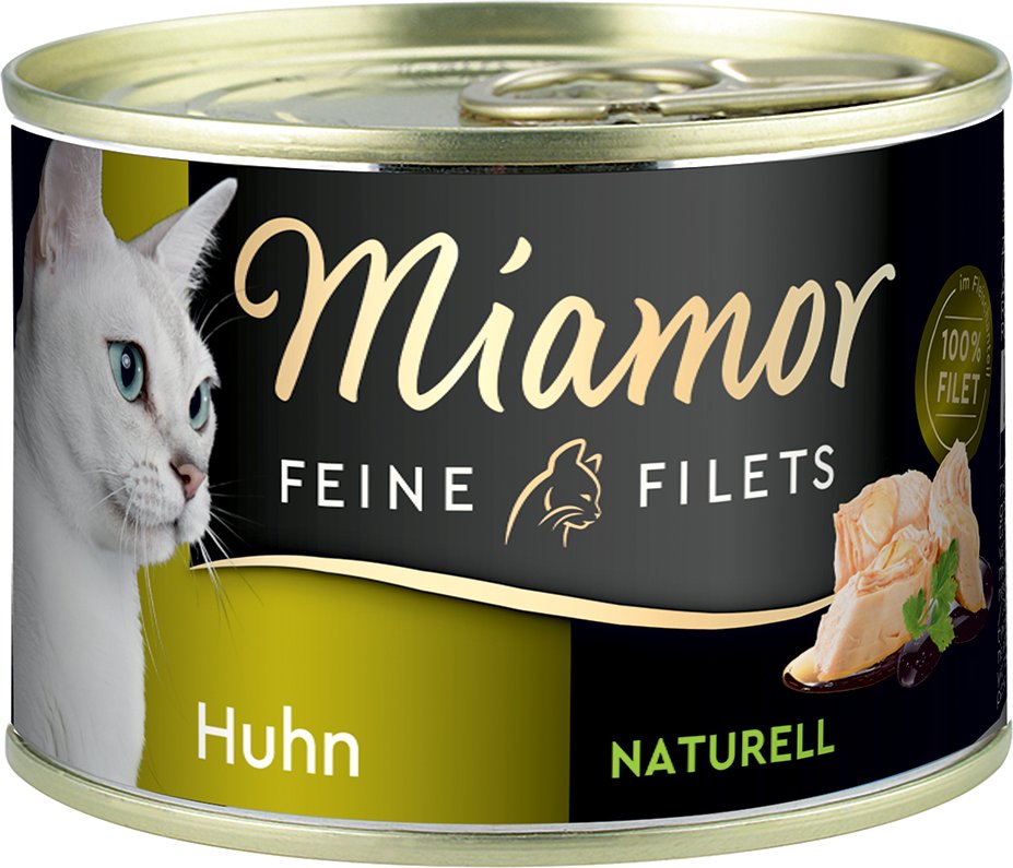 Miamor Feine Filets Naturelle 12 x 156 g - Mixpaket (4 Sorten)