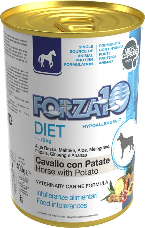 Forza 10 Diet Low Grain 6 x 400 g - Pferd & Kartoffel