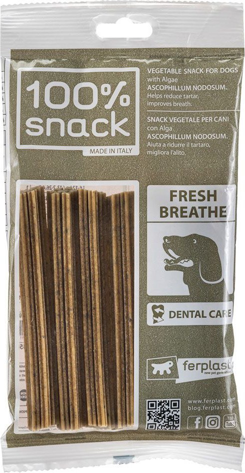Thumbnail - Ferplast Zahnpflege-Snack Snowflake Ascophillum - Größe M: für mittelgroße Hunde (12 - 25 kg)