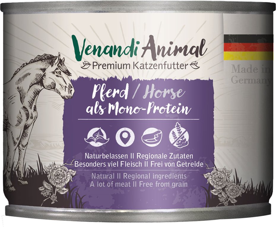Sparpaket Venandi Animal Monoprotein 24 x 200 g - Pferd