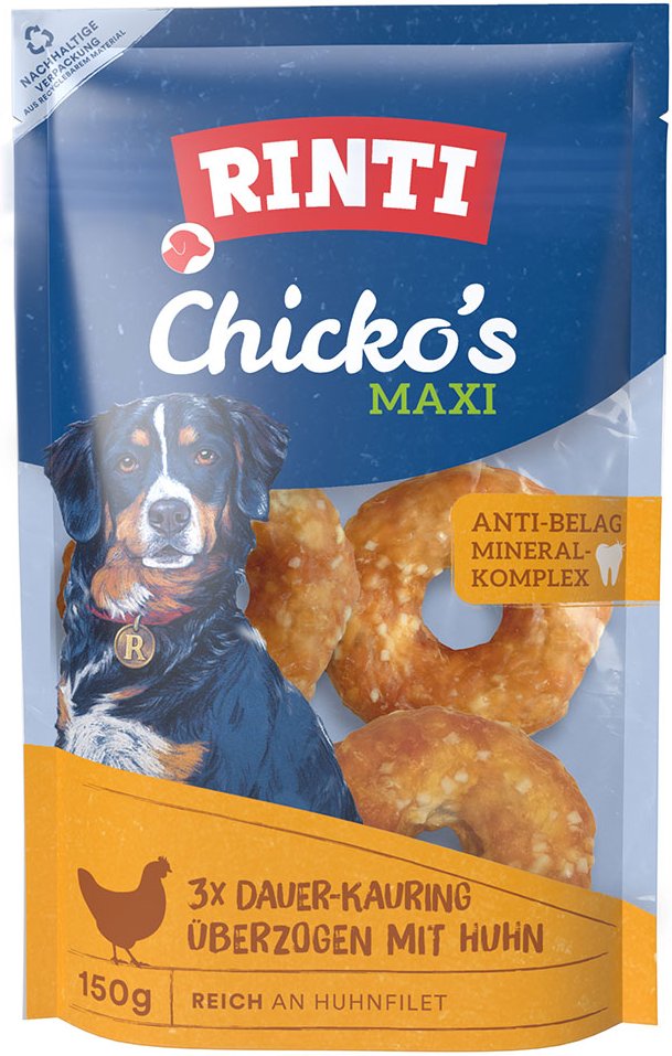 RINTI Chicko Dauer-Kauringe Groß Sparpaket: 6 x 50 g