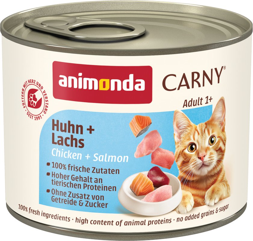 Sparpaket animonda Carny Adult 24 x 200 g - Huhn & Lachs