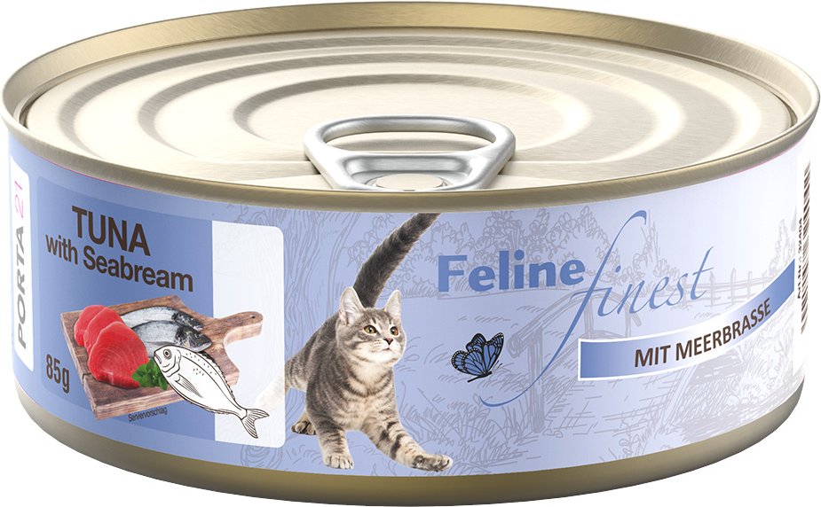 Feline Finest 6 x 85 g - Thunfisch mit Meerbrasse