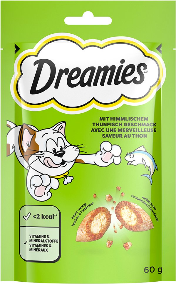 Sparpaket Dreamies 55 / 60 / 180 g - Thunfisch (6 x 60 g)