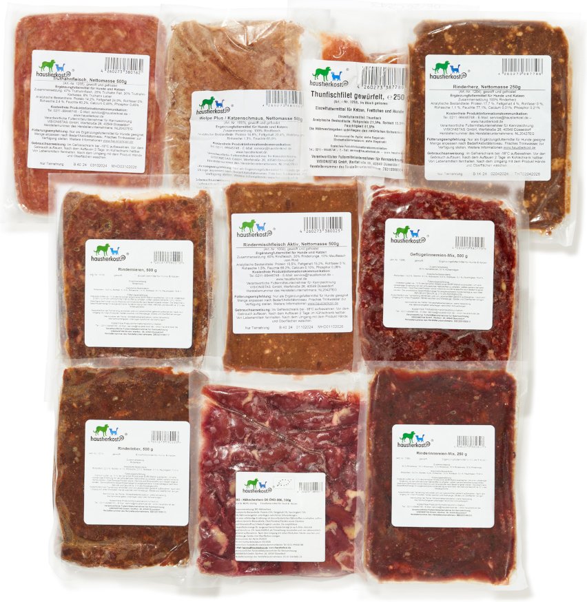 Haustierkost Paket Katze ausgewachsen - 9 kg