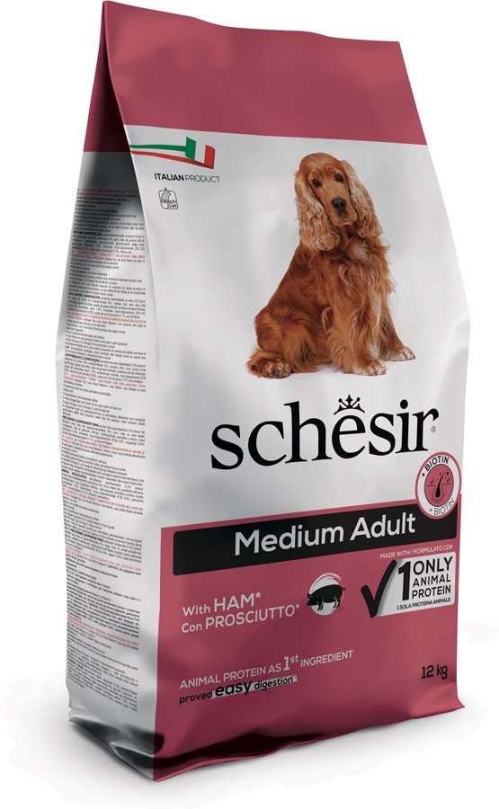 Schesir Dog Dry Medium/Large Maintenance Schinken - 12 kg