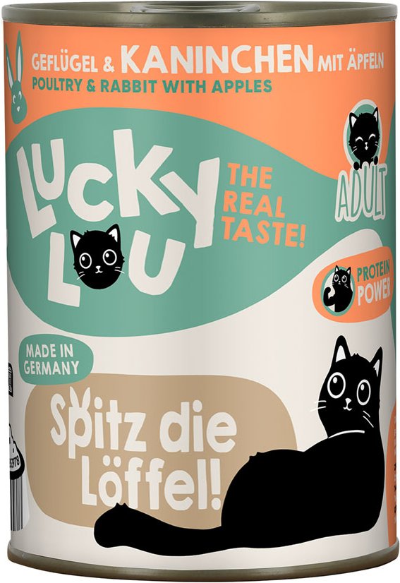 Lucky Lou Adult 6 x 400 g - Geflügel & Kaninchen