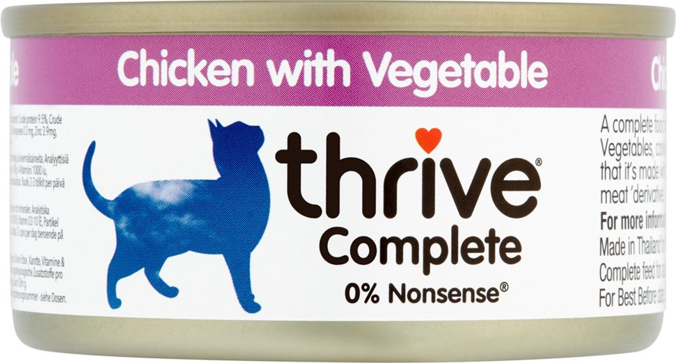 Thrive Complete 6 x 75 g - Huhn mit Gemüse