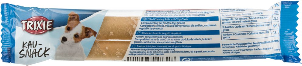 Trixie gefüllte Kaurollen mit Pansengeschmack - Sparpaket: 24 x 2 Stück