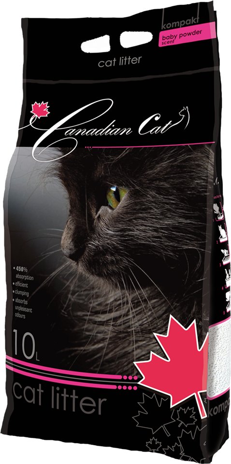 Benek Canadian Cat Baby Powder - 10 l (ca. 8 kg)