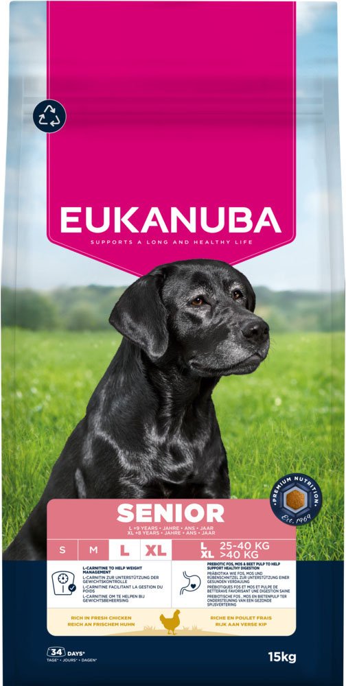Eukanuba Premium Nutrition Senior Large & Giant Breed Huhn - 15 kg