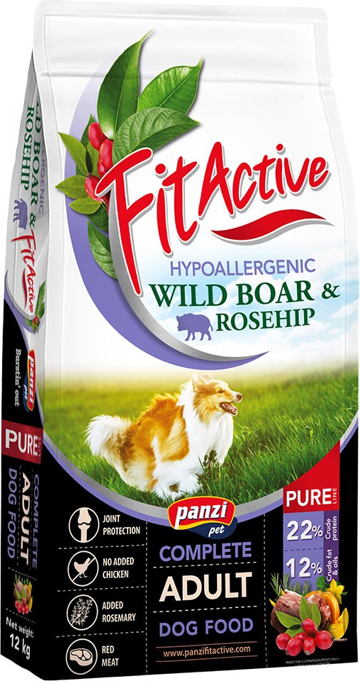 FitActive Pure Hypoallergenic Wildschwein & Hagebutte - 12 kg