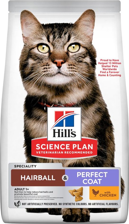 Hill's Science Plan Adult Hairball & Perfect Coat Huhn - 1,5 kg