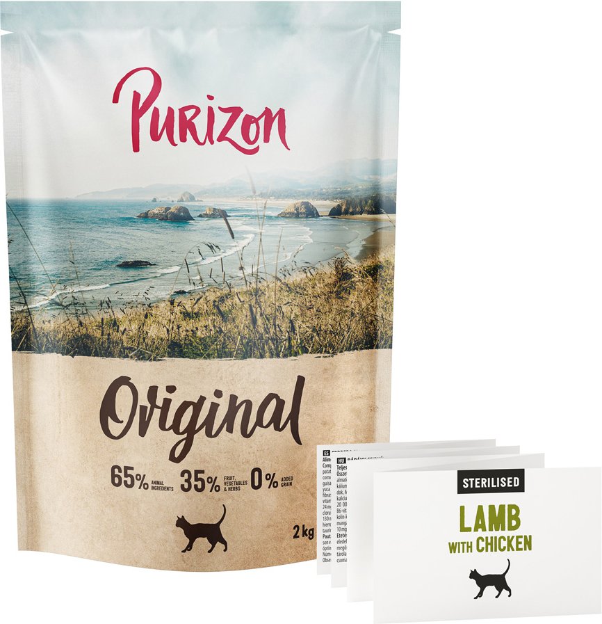 Purizon Sterilised Adult Lamm mit Huhn - getreidefrei - NEU: 2 kg