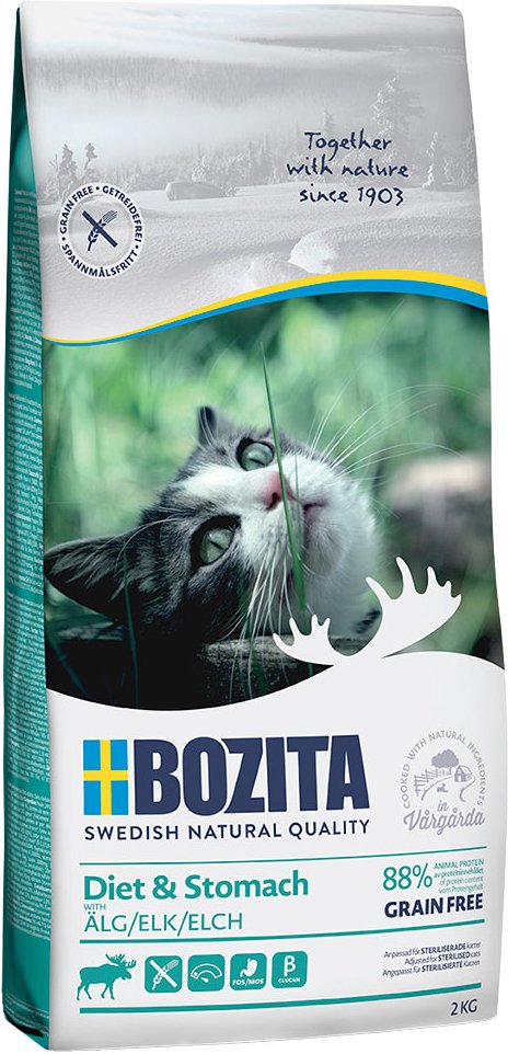 Bozita Grainfree Diet & Stomach Elch - 2 kg
