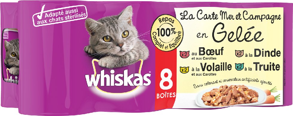 Thumbnail - Whiskas La Carte 8 x 390 g - Meer und Landschaft in Gelee