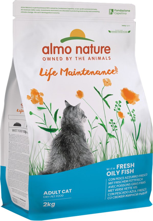 Sparpaket Almo Nature Holistic 4 x 2 kg - Fettfisch & Reis