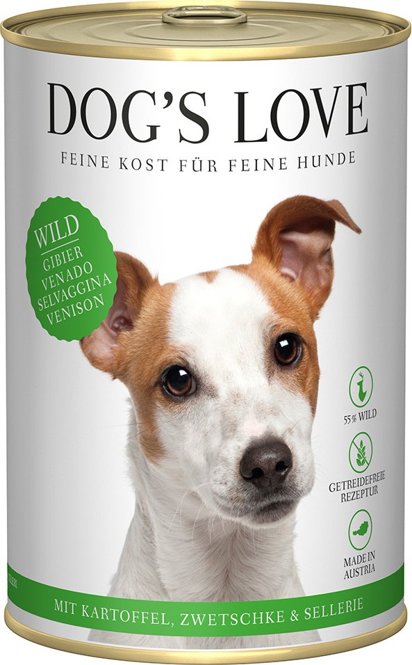 Dog´s Love Adult 6 x 400 g - Wild