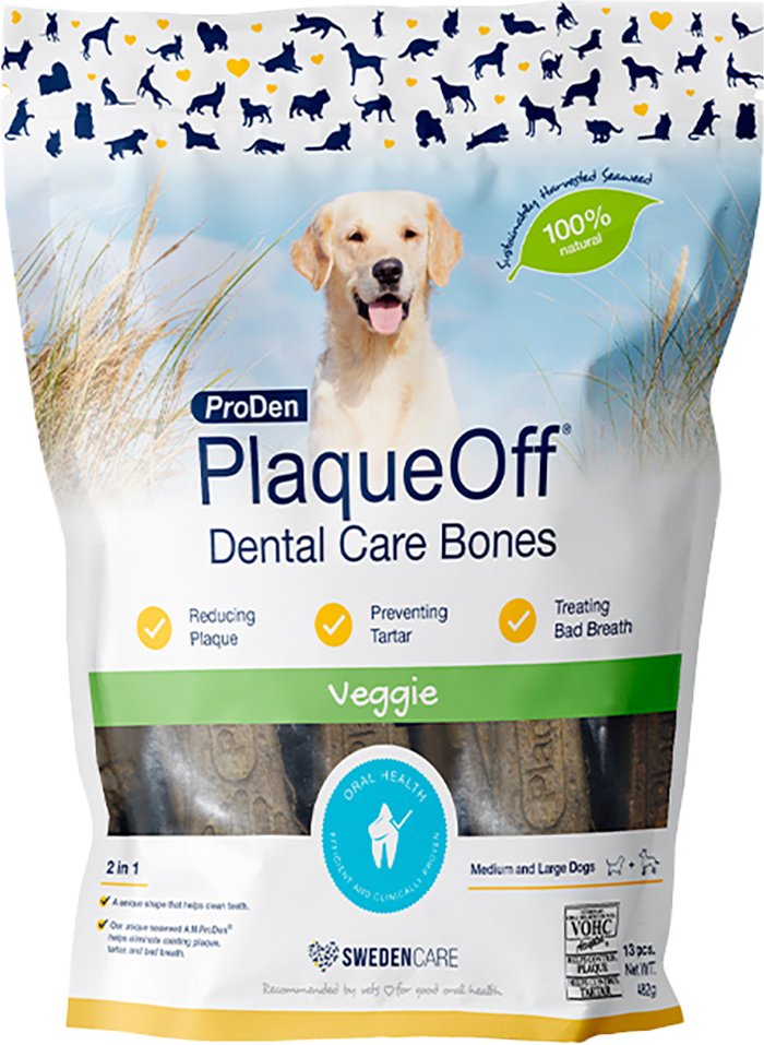 ProDen PlaqueOff Dental Care Bones - Gemüse (482 g)