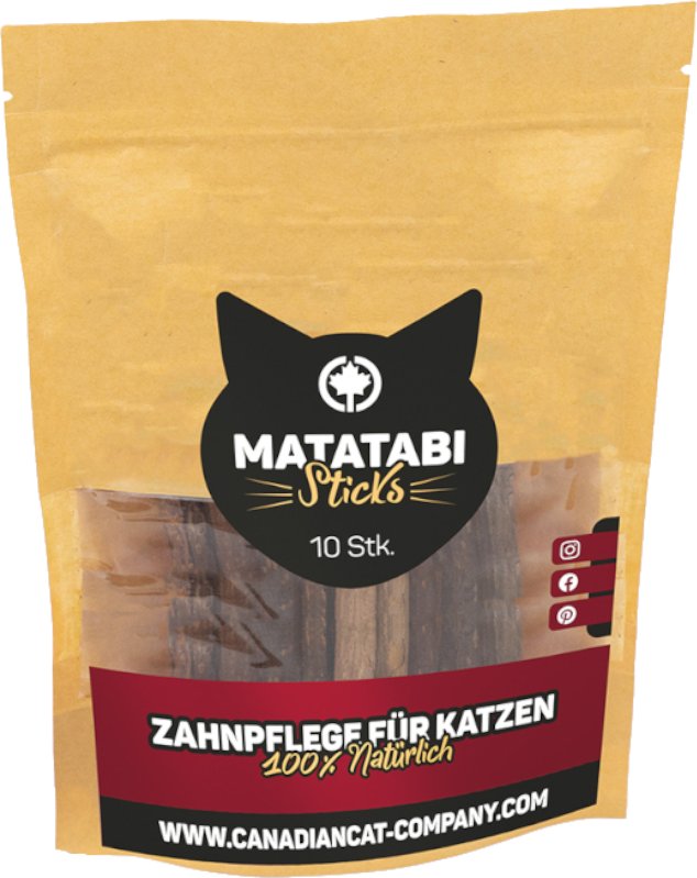 Canadian Cat Company Matatabi Zahnpflege für Katzen - 10 Stück