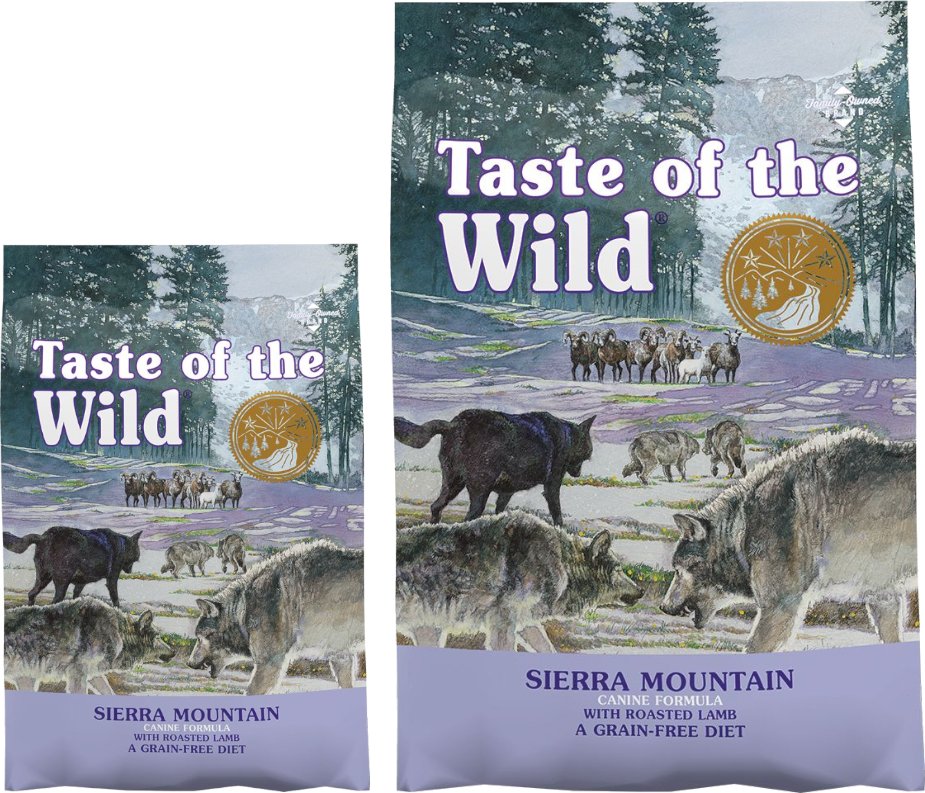 12,2 kg + 2 kg gratis! 14,2 kg Taste of the Wild Hundefutter - Sierra Mountain