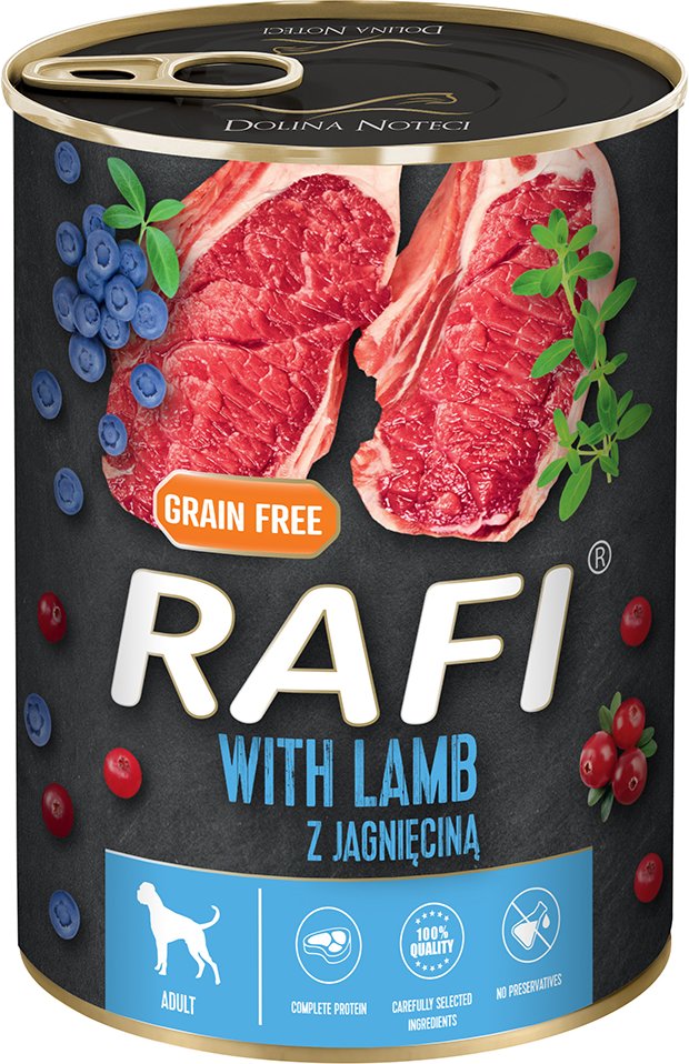 Rafi Adult 24 x 400 g - mit Lamm, Blaubeere und Cranberry