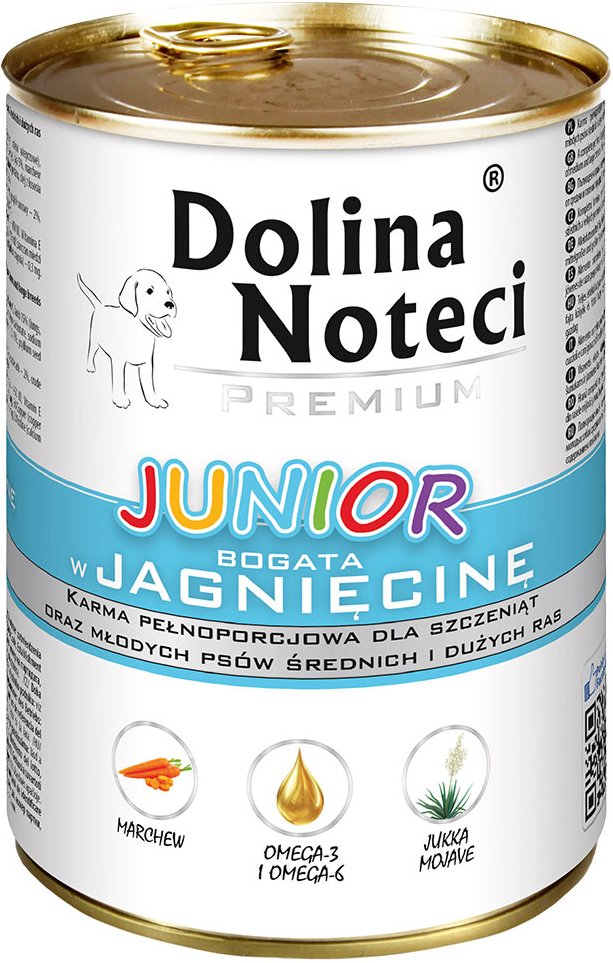Sparpaket Dolina Noteci Premium Junior 24 x 400 g - Lamm