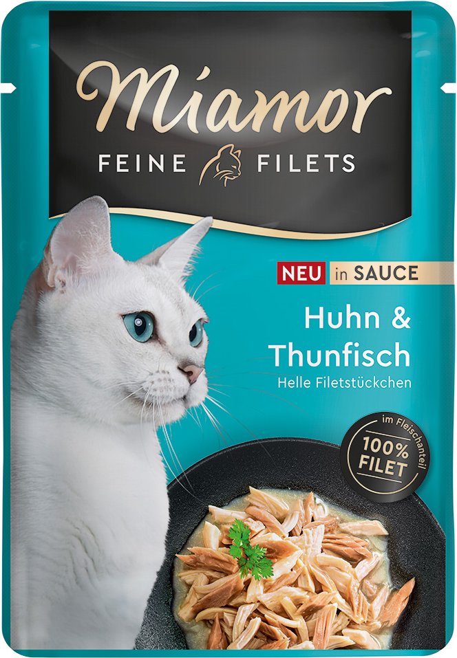 Thumbnail - Sparpaket Miamor Feine Filets in Soße 24 x 100 g - Huhn & Thunfisch